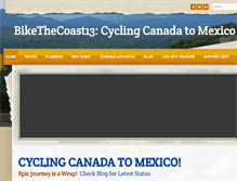 Tablet Screenshot of bikethecoast13.com